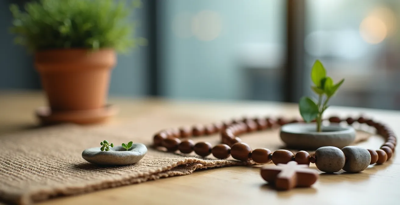 Espace de recueillement multiculturel dans une PME canadienne moderne